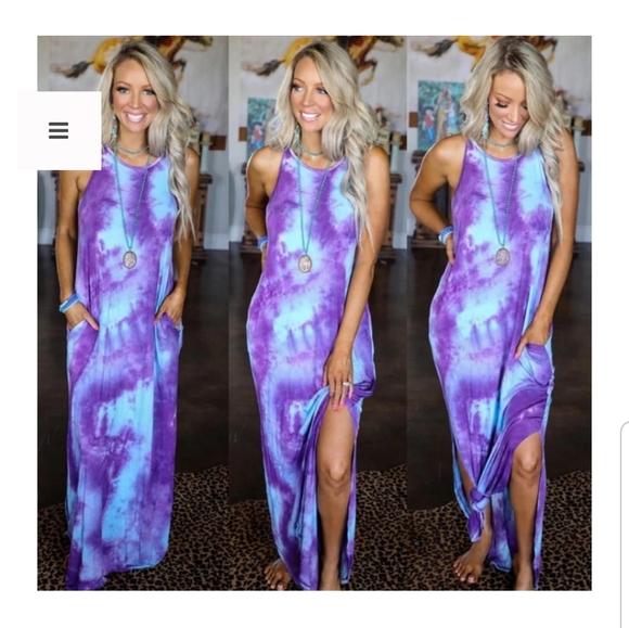 Tie dye Maxi Dress - Picture 2 of 2